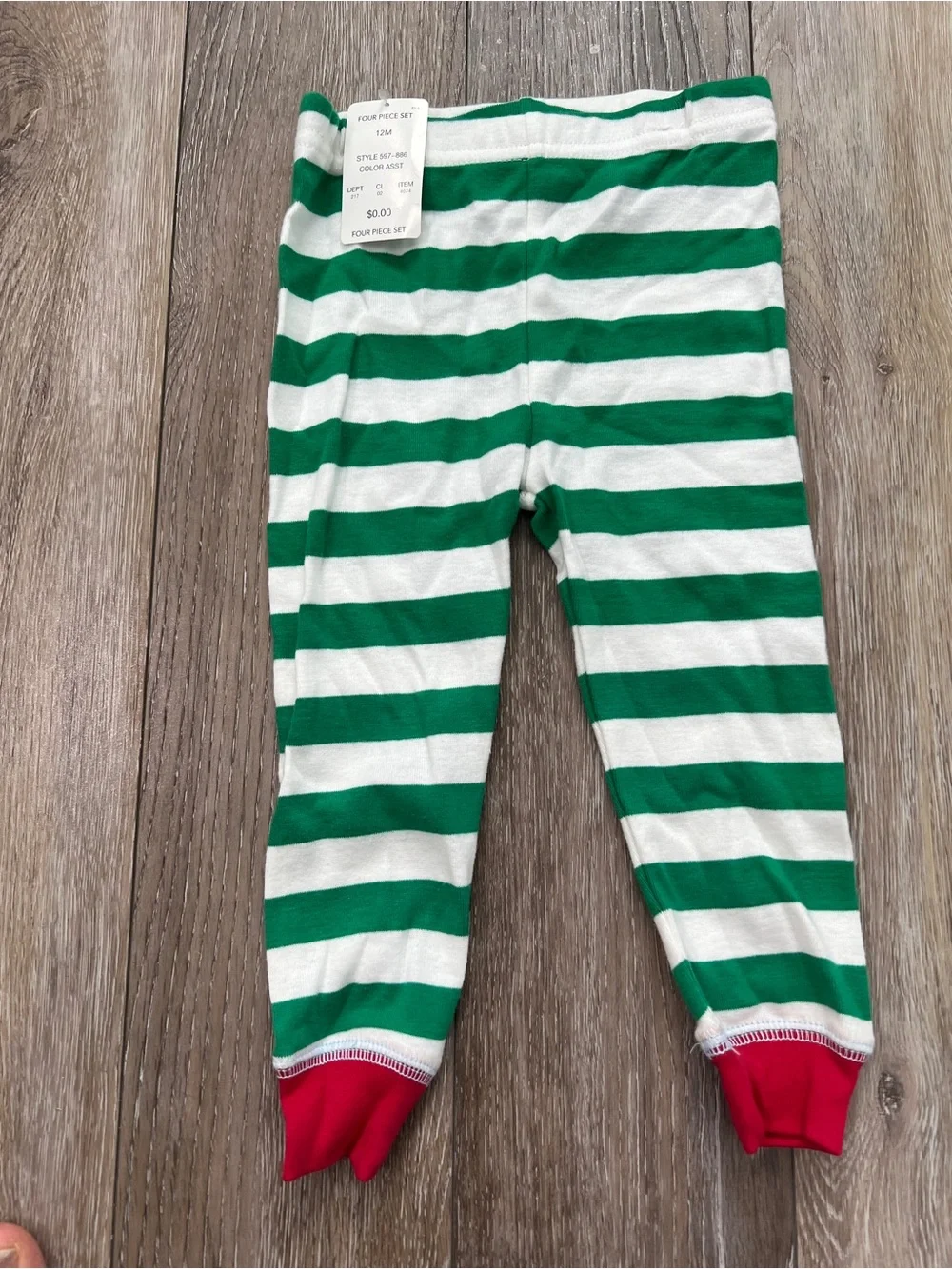 Just One You by Carter’s Christmas rain dear pajamas NWT